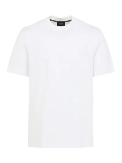 Brioni Cotton T-shirt In White