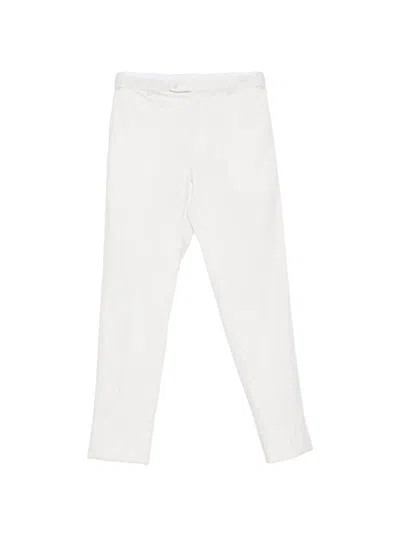 Brioni Cotton Trousers In White