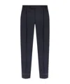 Brioni Pleated Tailored Trousers In Black