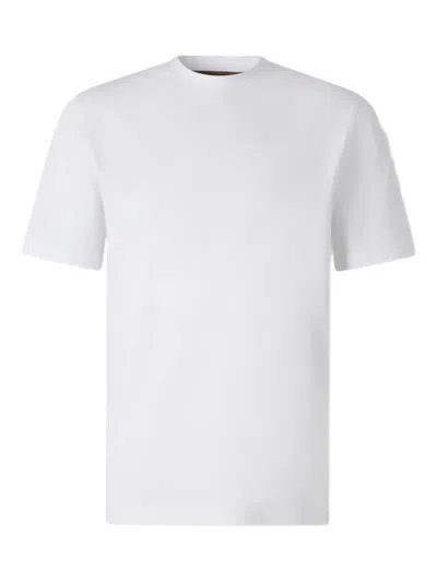Brioni Crew-neck Short-sleeve T-shirt In White