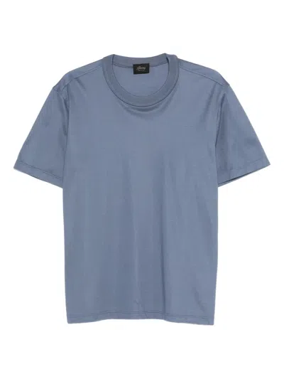 Brioni Crew-neck T-shirt In Blue