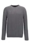 Brioni Crewneck Ribbed Sweater Long Sleeves
