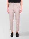 Brioni Cuffed Hem Pleated Front Trousers