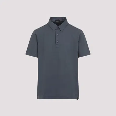 BRIONI DARK GREEN CLASSIC POLO