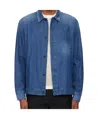 Brioni Denim Shirt In Blue
