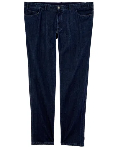 Brioni Denim Trouser In Blue
