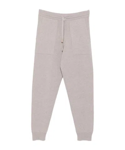Brioni Drawstring Casual Pants In Gray