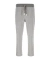 Brioni Cotton-blend Jersey Sweatpants In Gray