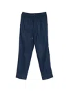 Brioni Drawstring Trousers In Blue