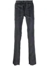 Brioni Drawstring-waist Trousers In Grau