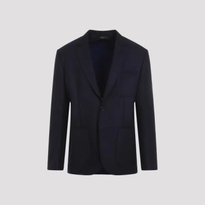 Brioni Ds Jacket M In Blue