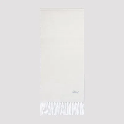 Brioni Elegant Cashmere-silk Blend Scarf 30x170 In Nude & Neutrals