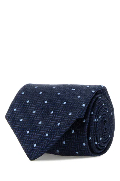 Brioni Embroidered Silk Tie