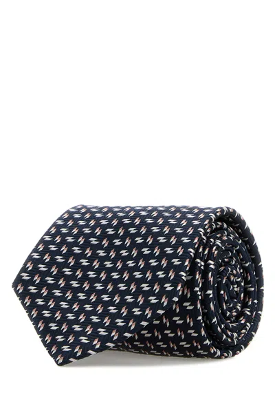Brioni Embroidered Silk Tie