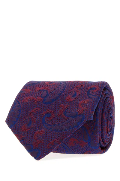 Brioni Embroidered Silk Tie