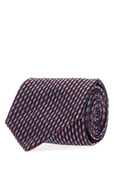 Brioni Embroidered Silk Tie