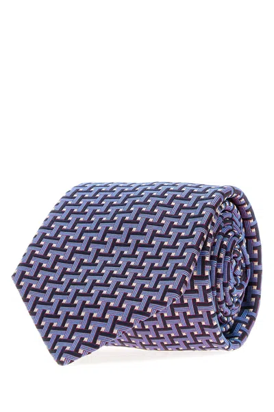 Brioni Embroidered Silk Tie