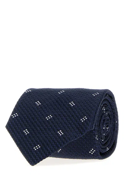 Brioni Embroidered Silk Tie