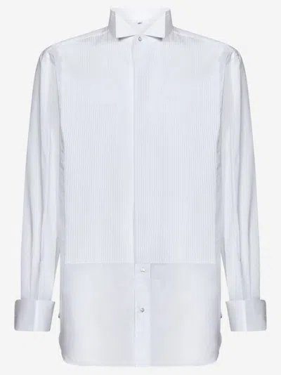 Brioni Essential Shirt In Bianco