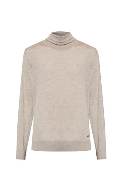 Brioni Essential Turtleneck Jumper In Neutral