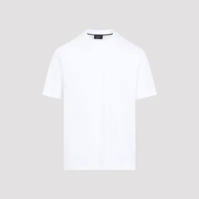 Brioni Essentials Cotton T-shirt For Men In White