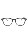 Brioni Fashion 51mm Square Optical Glasses In Black