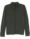 Brioni Fine-knit Cardigan In Green