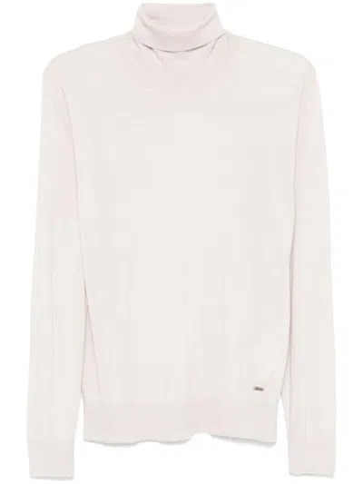 Brioni Fine-knit Sweater In Neutrals