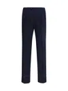 Brioni Pressed-crease Concealed-fastening Tailored Trousers In Sapphire