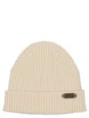 Brioni Fisherman's Rib Beanie In Neutral