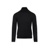 Brioni Cashmere High-neck In Cashmere And Silk In Black