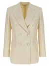 Brioni Flavia Double-breasted Peak-lapel Blazer