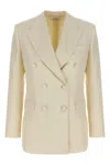 Brioni Flavia Double-breasted Peak-lapel Blazer