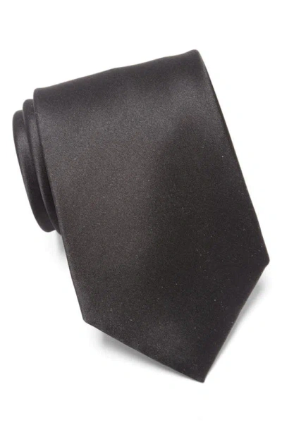 Brioni Formal Solid Silk Tie In Black