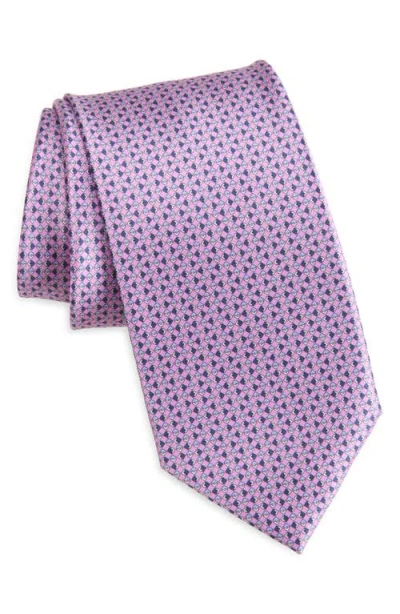 Brioni Geo Print Standard Silk Tie In Pattern