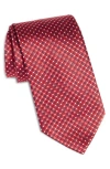 Brioni Geometric Pattern Silk Jacquard Tie
