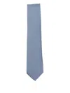 Brioni Geometric-pattern Tie In Blue