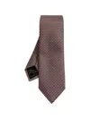 Brioni Geometric-pattern Silk Tie In Multi