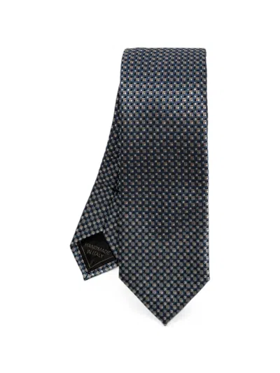 BRIONI GEOMETRIC-PATTERN TIE