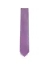 Brioni Geometric-pattern Tie In Pink