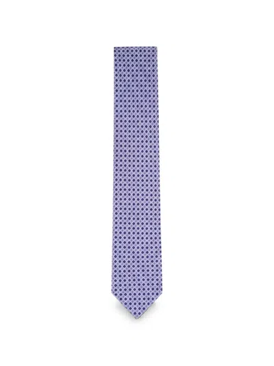 Brioni Geometric-print Tie In Multi