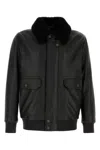 Brioni Klassische Lederjacke