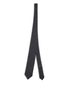Brioni Glen-plaid Silk-cashmere Tie In Gray