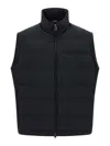 Brioni 'golf Capsule' Sleeveless Padded High Collar Vest In Blue