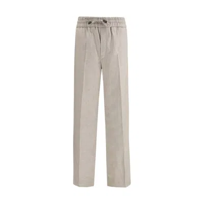 Brioni Straight-leg Asolotrousers In Gray
