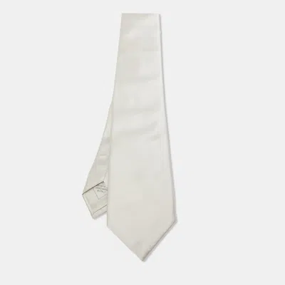 Pre-owned Brioni Grey Silk Classic Tie