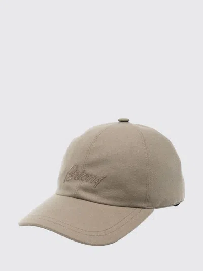 Brioni Hat Men In Brown