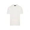 Brioni Crew Neck Cotton T-shirt In White