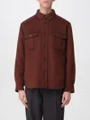 Brioni Men's Wool-cashmere Overshirt In Brown