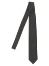 Brioni Jacquard Tie Ties And Papillon Black In Black